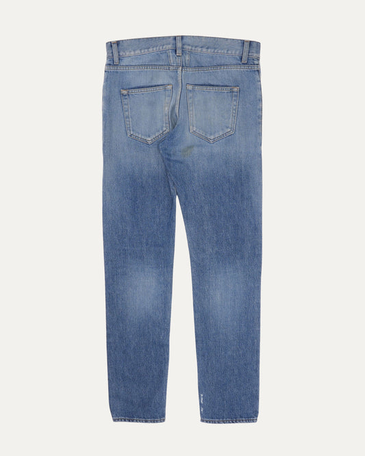 Distressed Slim Leg Jeans