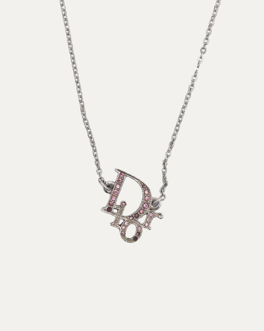 Crystal Logo Necklace