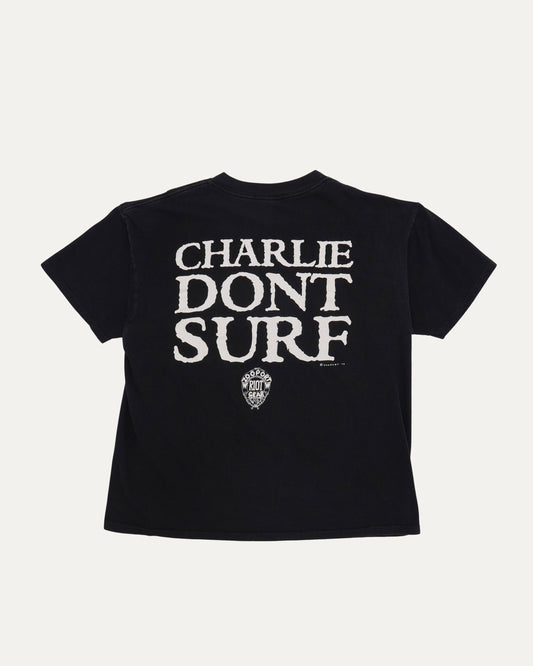 Charles Manson Charlie Don't Surf 1991 T-Shirt