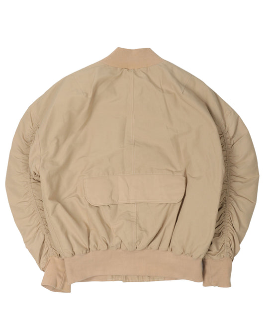 Barney's Exclusive Flannel Lined Bomber Jacket