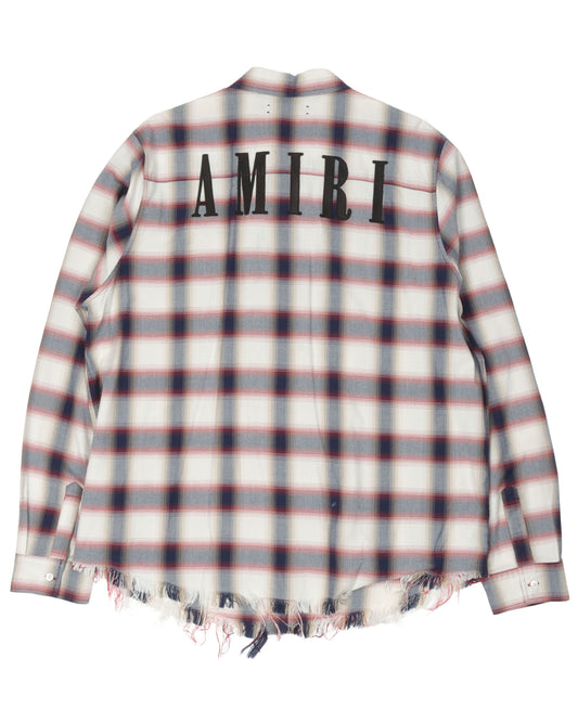Logo Plaid Pocket Shirt