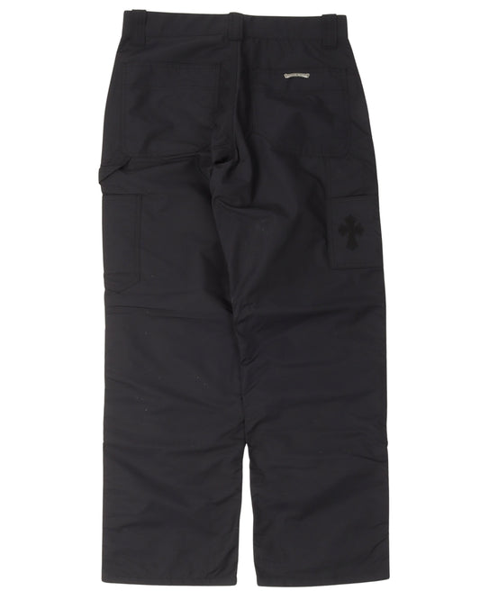 Leather Double Knee Nylon Carpenter Pants