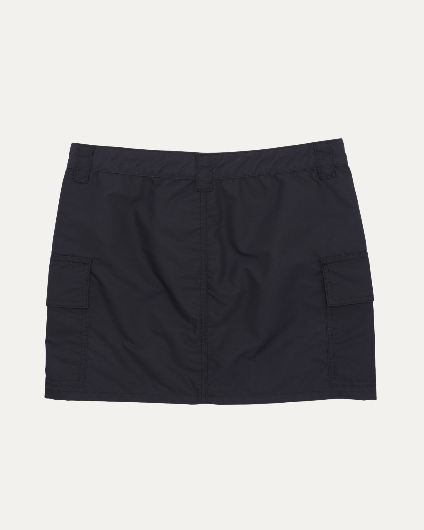Cross Patch Nylon Cargo Skirt