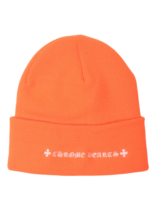 Cemetery Cross Embroidered Beanie