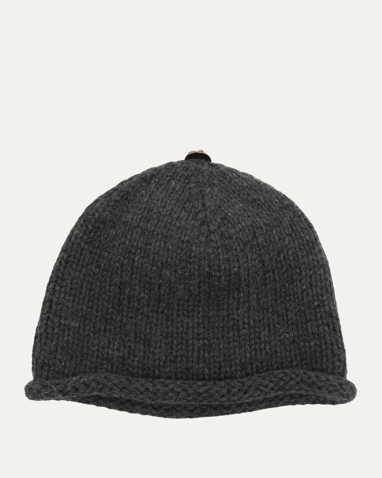 Embellished Fleur Patch Beanie