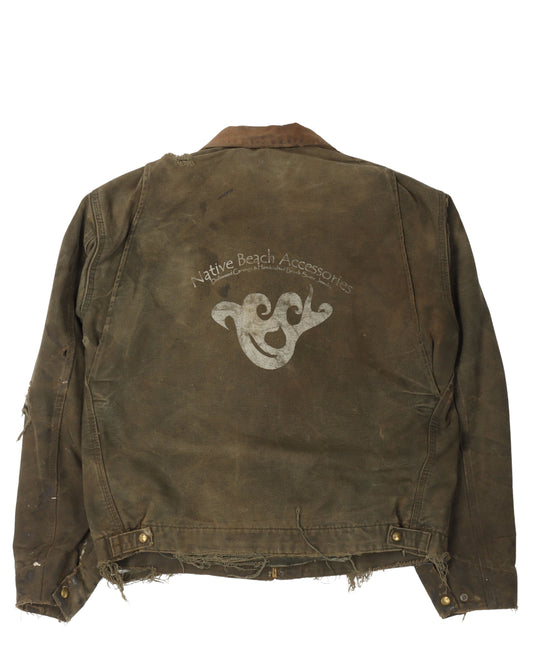 Carhartt Distressed Graphic Detroit Jacket