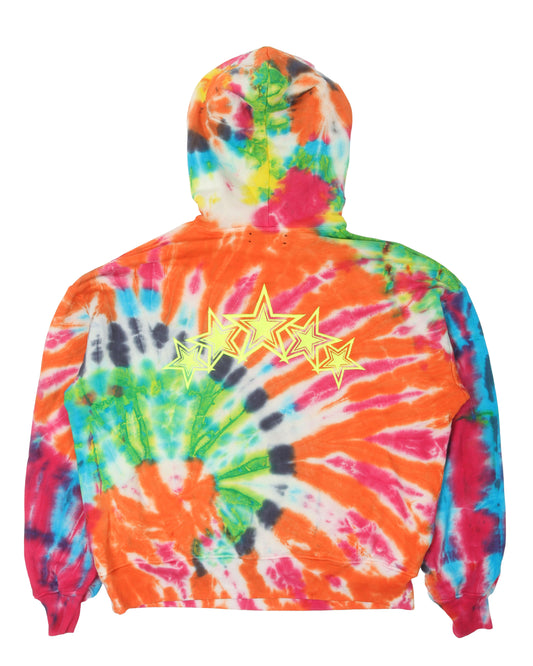 Tie Dye Chemist Stars Hoodie
