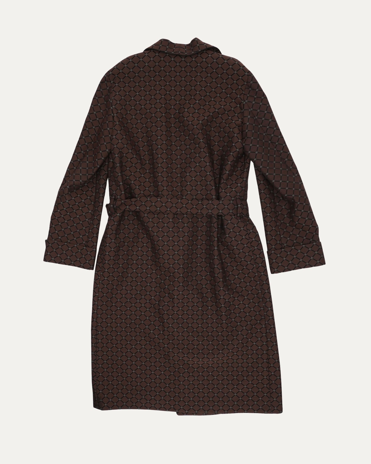 Monogram Belted Robe Coat