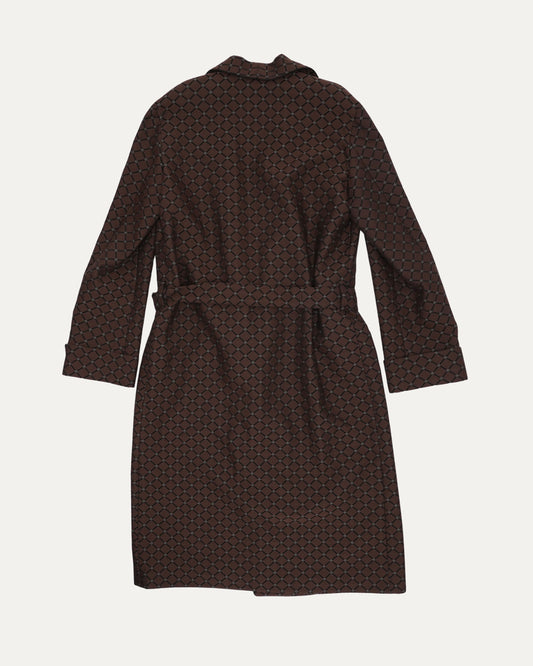 Monogram Belted Robe Coat