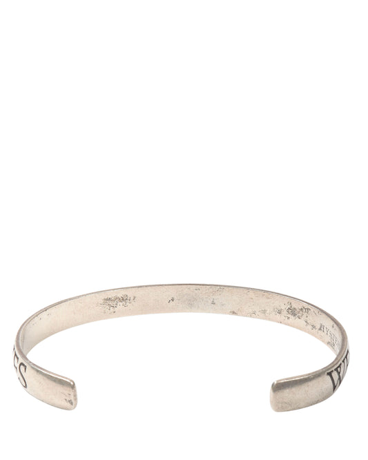 We Make Noise Not Clothes Silver Cuff