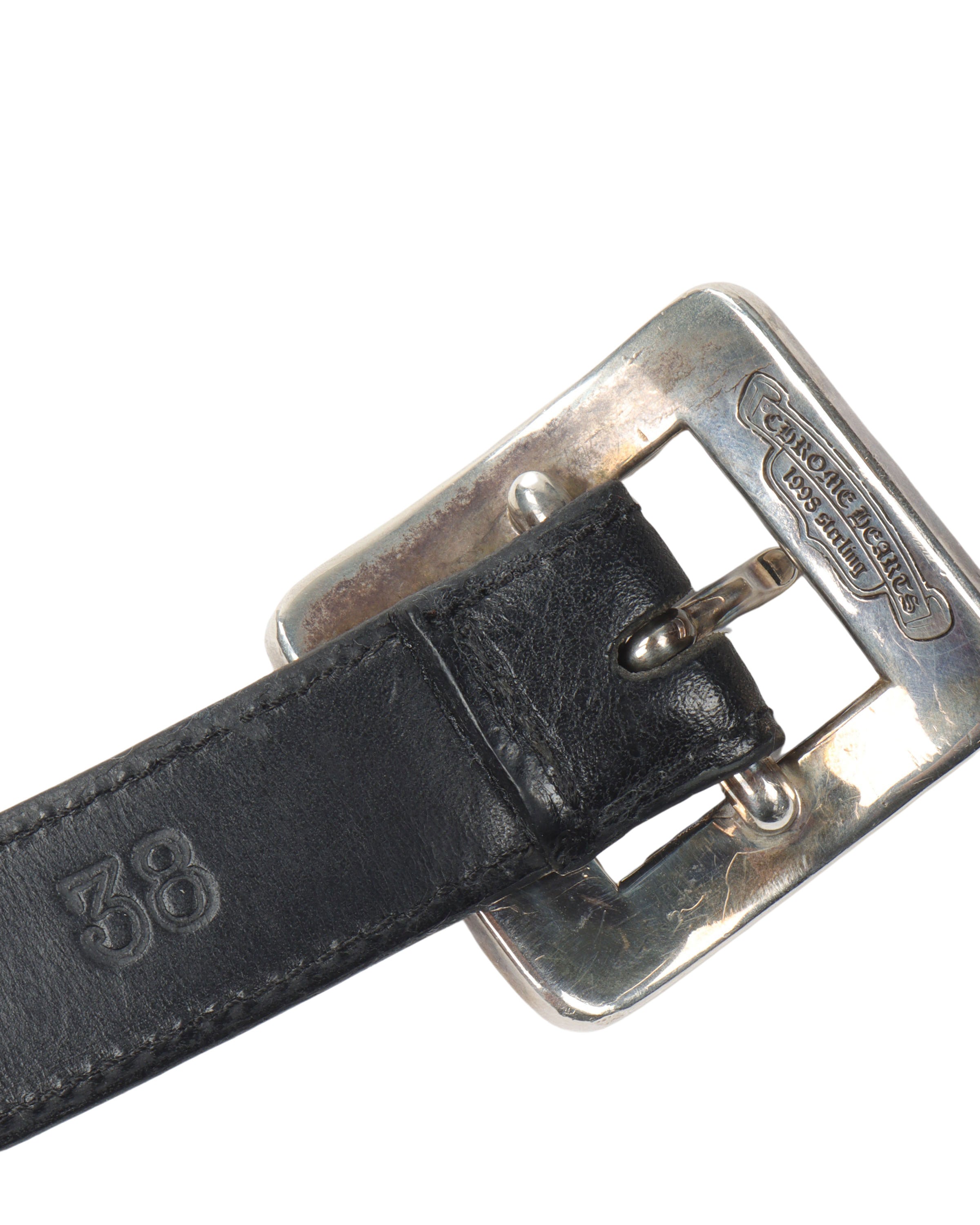 Square Buckle Thin Leather Belt