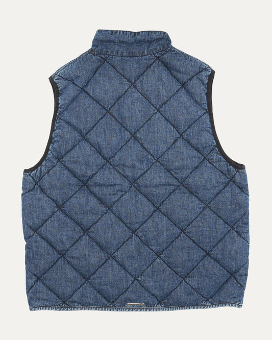 Teenage Kicks Quilted Denim Vest
