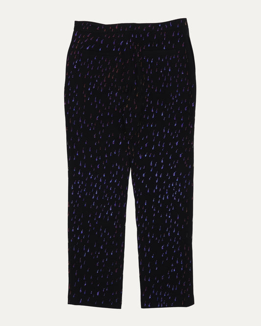 Rhinestone Embellished Trousers