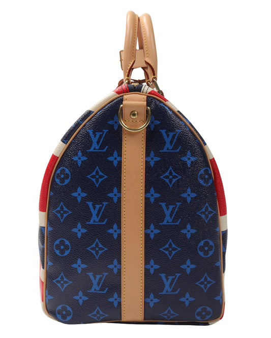 Monogram Union Jack Keepall Bandouliere Bag (20 Made)