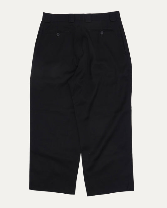 Virgin Wool Pleated Trousers