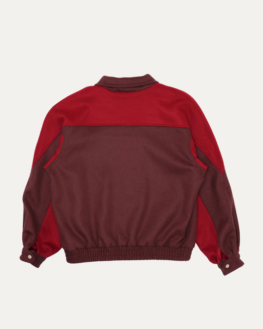 Cashmere Blend Colorblock Jacket