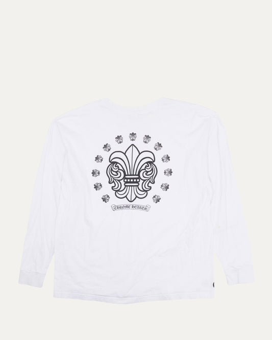 Vintage Fleur Logo Pocket Long Sleeve T-Shirt