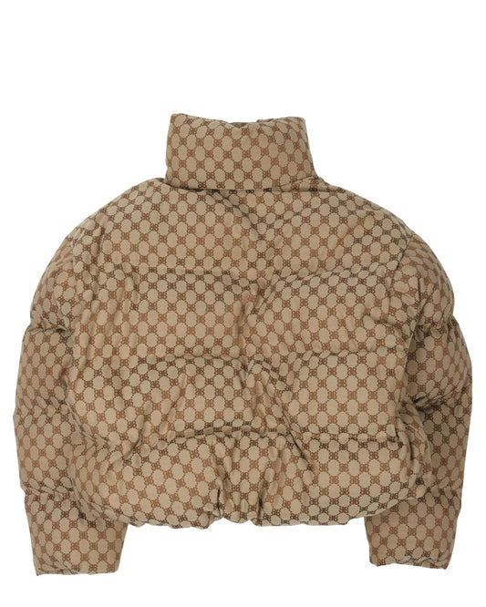 Gucci Hacker Monogram Puffer Jacket