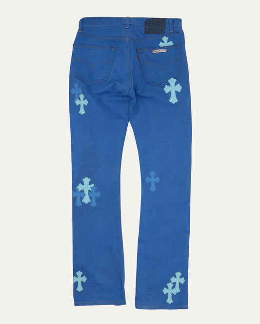 London Exclusive Levi's 501 Cross Patch Jeans