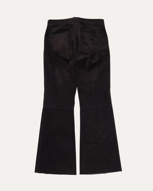 Tom Ford Era Flared Suede Leather Pants