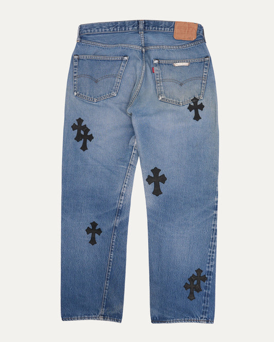 Levi's Redline 501 Cross Patch Jeans