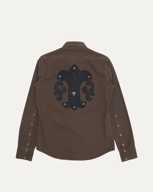 Fleur Patch Military Shirt
