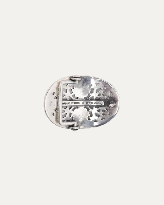 Oval Cross Belt Buckle