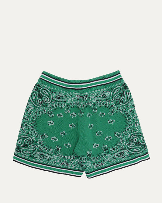 Cashmere Blend Bandana Shorts
