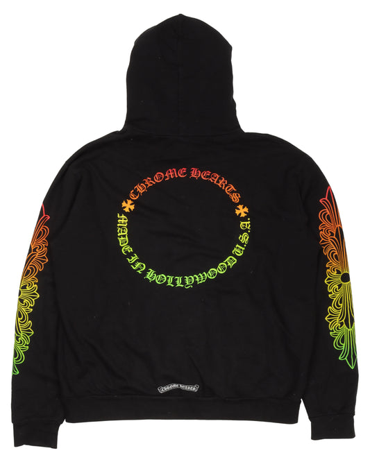 Floral Gradient Hoodie