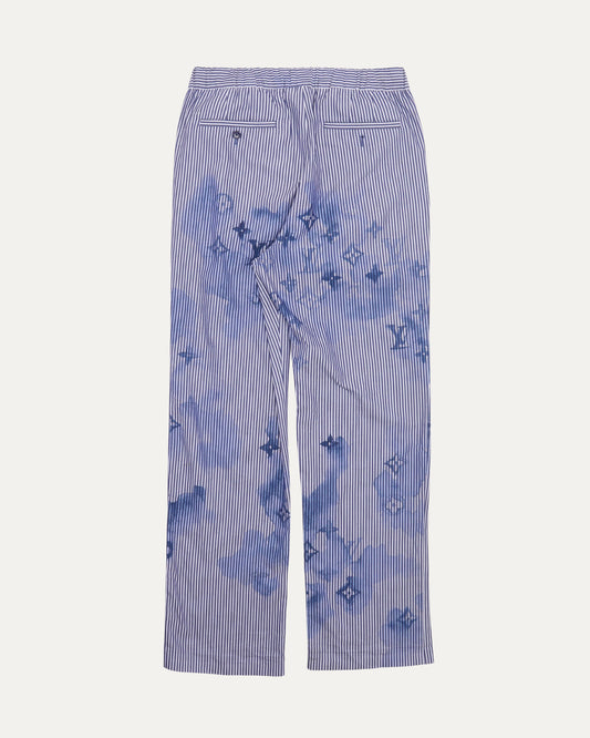 Striped Monogram Pajama Pants