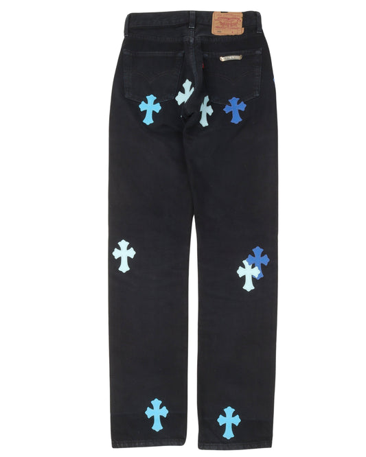 London Exclusive Levi's Cross Patch Jeans