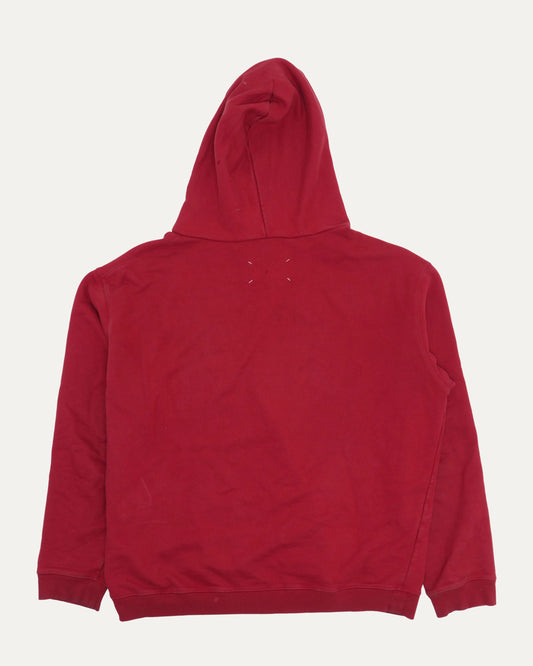 Oversized Logo-Embroidered Loopback Hoodie