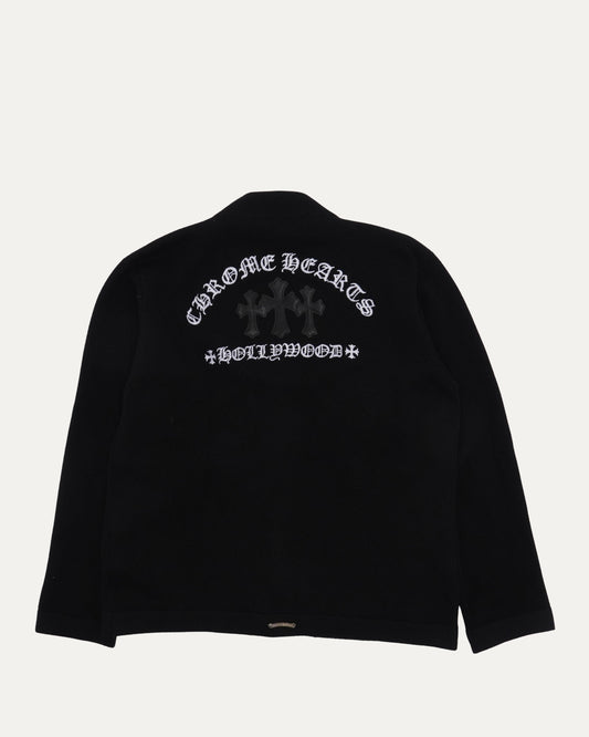 Cross Patch Cashmere Blend Cardigan