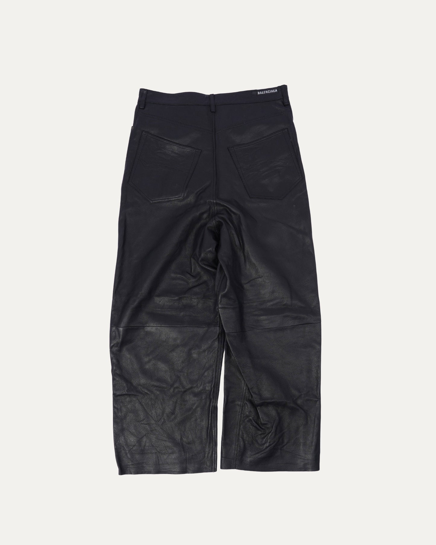Baggy Leather Pants
