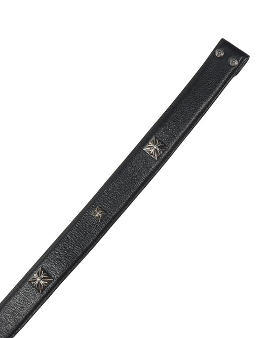 Studded Leather Punk Belt Strap (No Buckle)