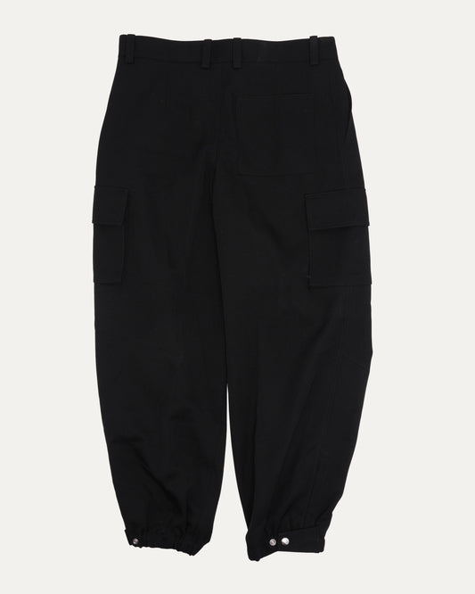 Wool Cargo Jogger Trousers