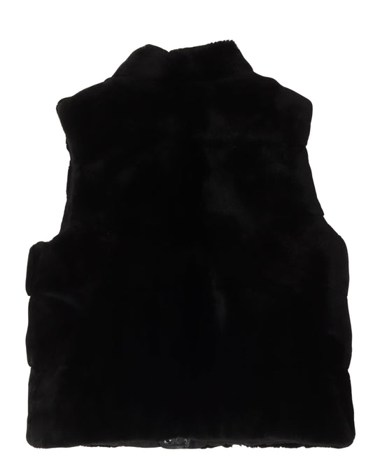 Reversible Rabbit Fur Vest