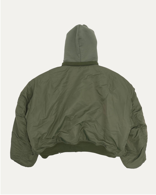 Hooded Bomber Jacket