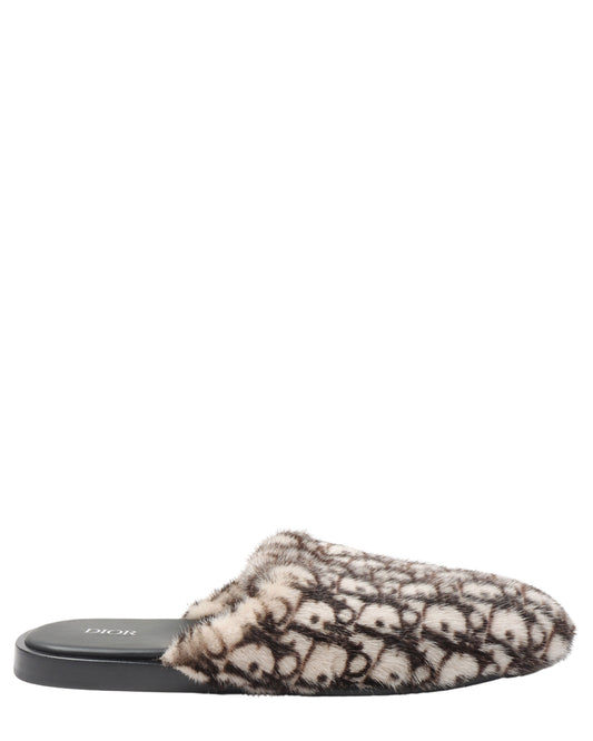 Mink Monogram Sandals