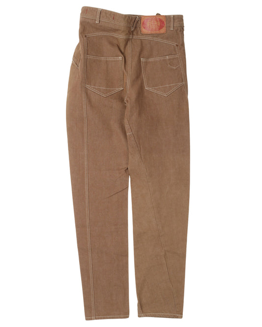 Asymmetrical Inseam Jeans