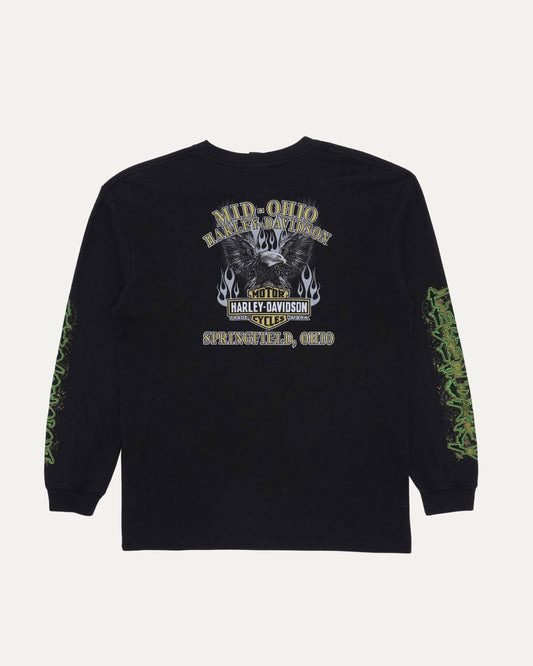 Harley Davidson Springfield Ohio Thermal Long Sleeve T-Shirt