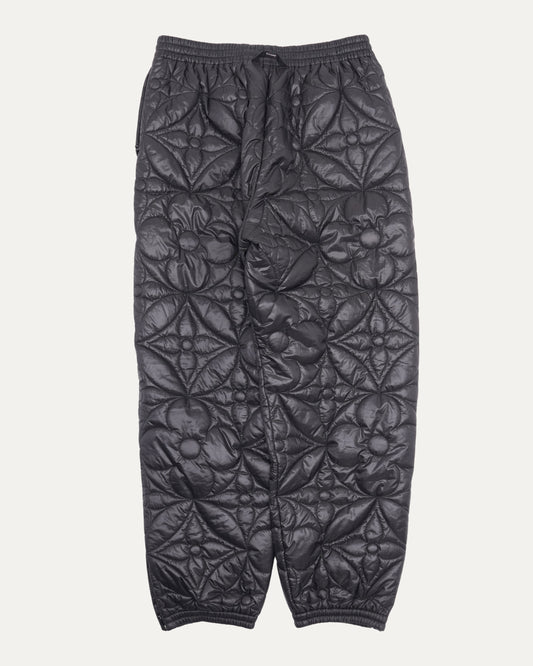 Floral Quilted Nylon Pants