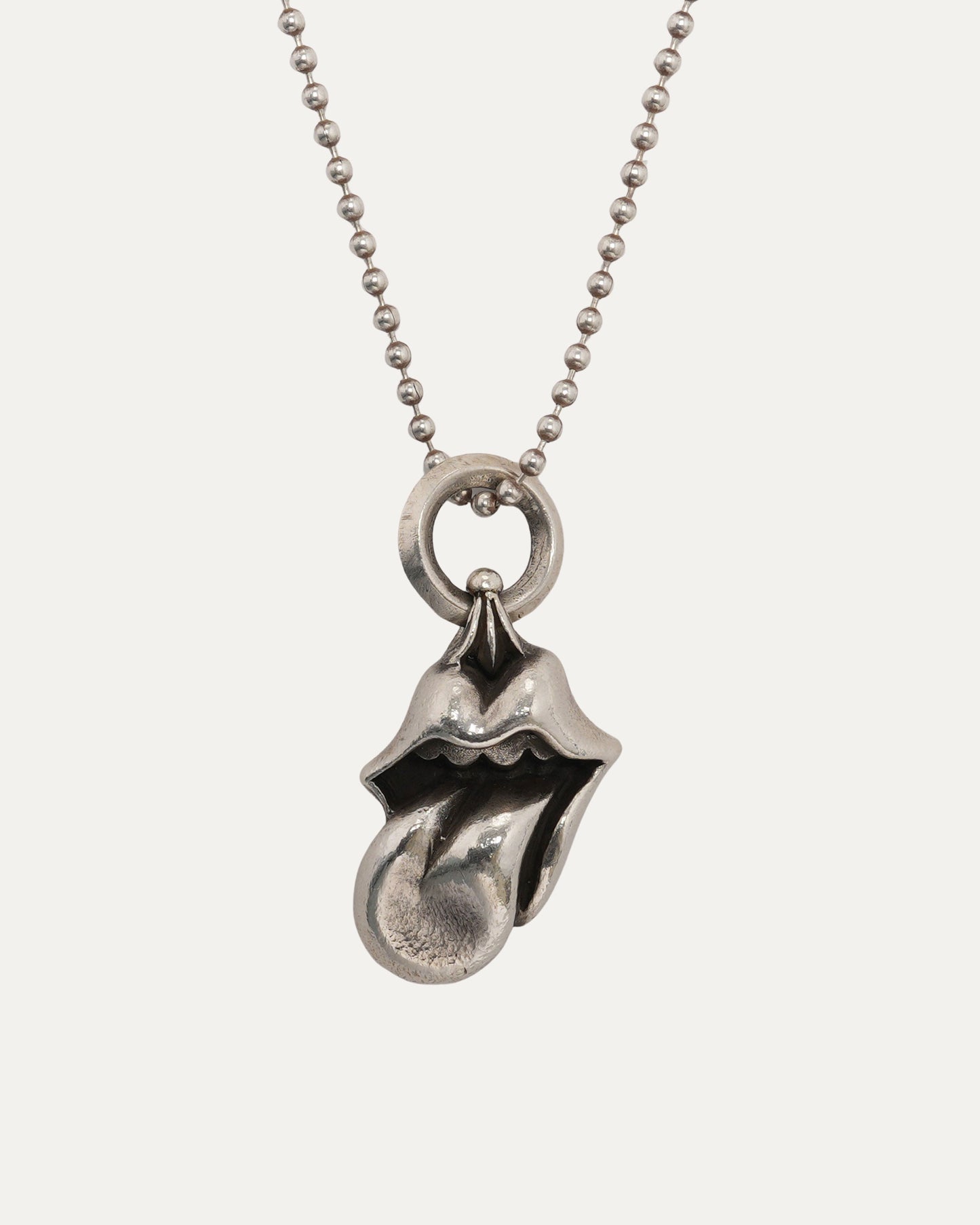 Rolling Stones Pendant with Ball Chain