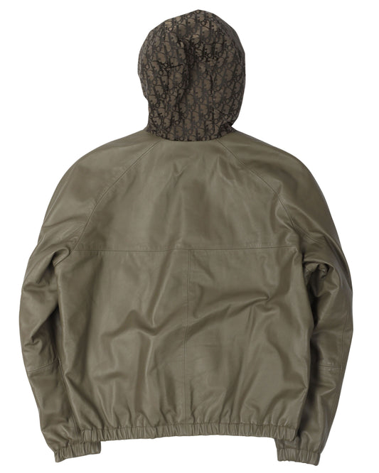 Reversible Padded Leather Jacket