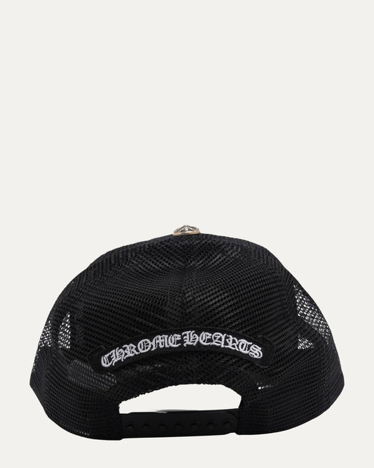 Camouflage Cemetery Cross Patch Trucker Hat