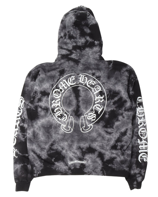 Tie Dye Horseshoe Logo Hoodie