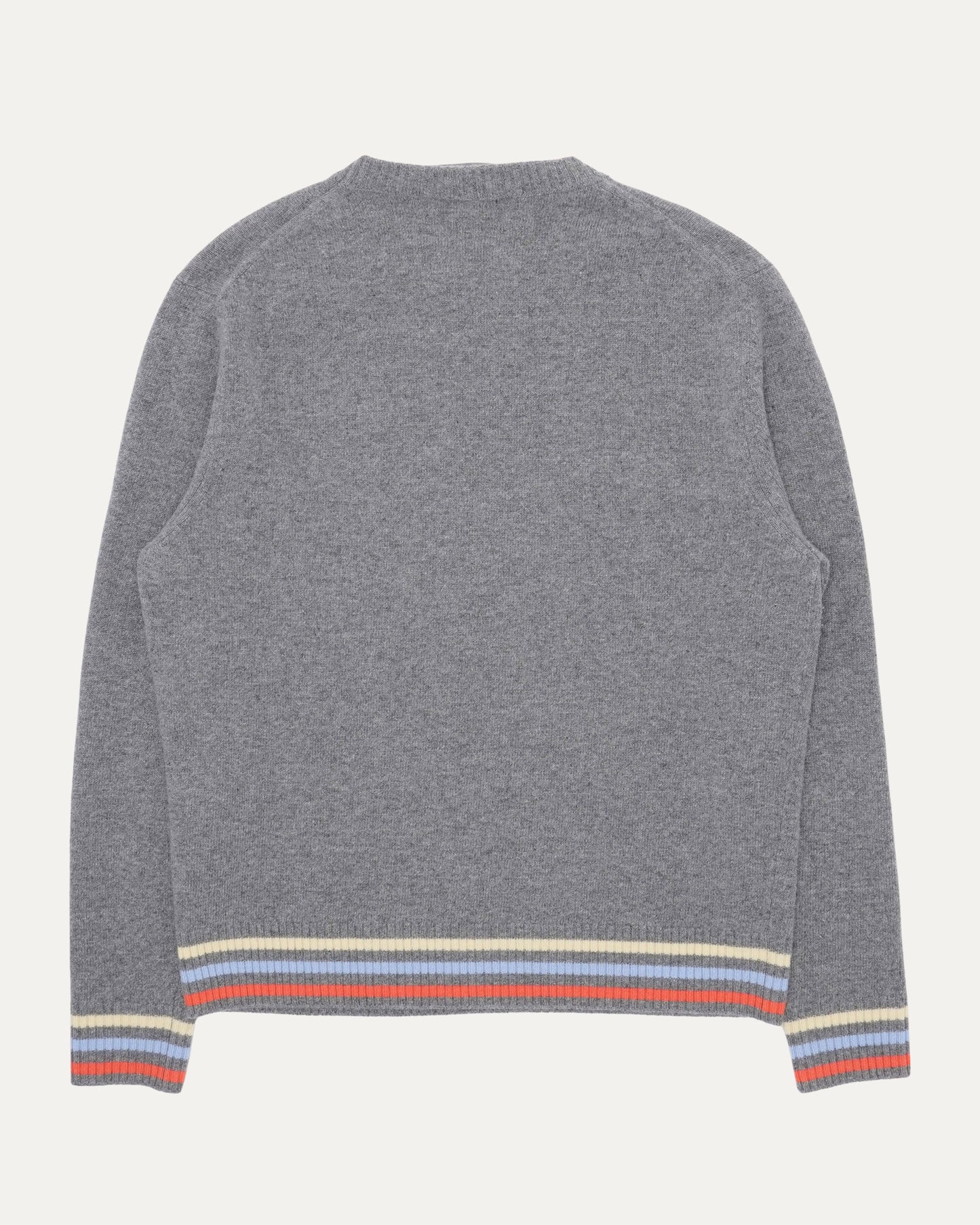 Cashmere Intarsia Knit Sweater