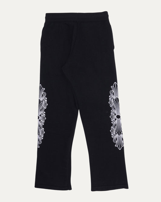 Cashmere Floral Cross Sweatpants