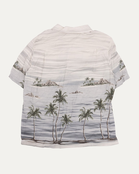Beach Print Short Sleeve Shirt