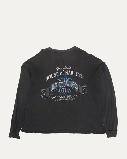Harley Davidson Oceanside, CA Thermal Long Sleeve T-Shirt